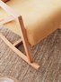 Atelier Del Sofa Nini Sallanan - Silla Alada de Terciopelo Amarillo